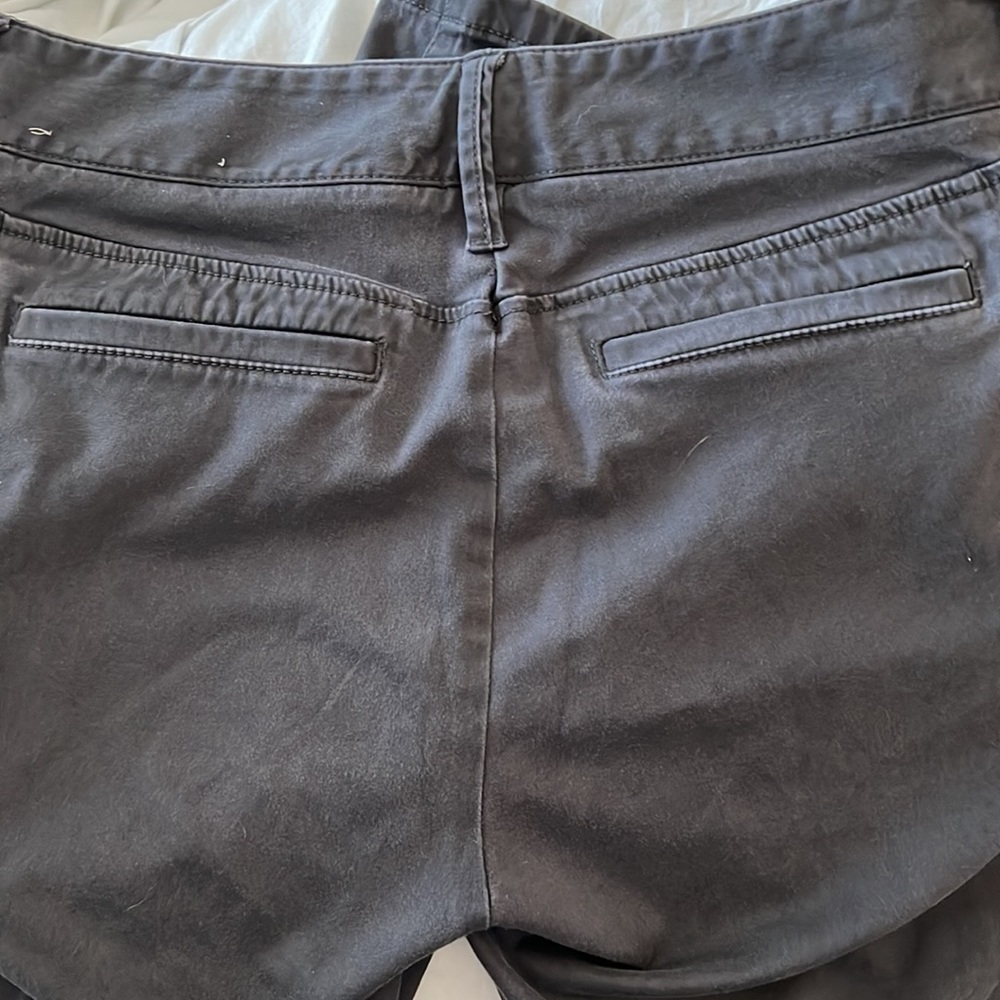 LOFT gray‎ chinos skinny pants Sz 10 - Picture 6 of 8